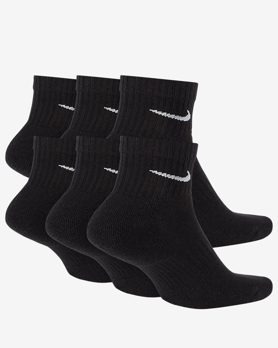 NIKE Plus Cushion Socks factory (6-Pair) (L (Men